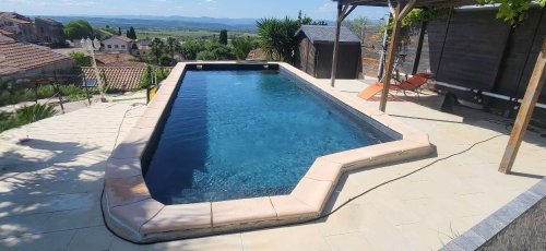 Rénovation d'une piscine carrelée par pose d'une membrane PVC armé